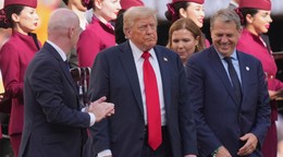 Prezident FIFA Gianni Infantino (vľavo) a prezident USA Donald Trump.