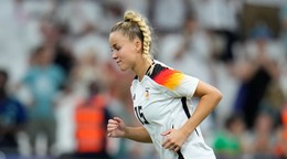 Kapitánka nemeckej futbalovej reprezentácie Giulia Gwinnová.