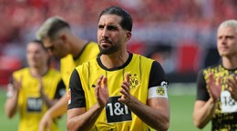 Na archívnej snímke z 11. mája 2025 futbalista Dortmundu Emre Can.
