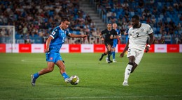 Dávid Strelec v zápase Slovensko - Nemecko (Kvalifikácia MS 2026).