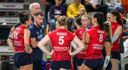 Hráčky Slávia Kooperativa EU Bratislava.