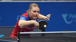 Slovenská reprezentantka v stolnom tenise Tatiana Kukuľková.