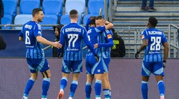 Na snímke hráči Slovana.