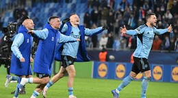 Futbalisti Slovana Bratislava.