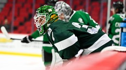 Samuel Hlavaj v drese Iowa Wild. 