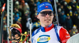 Slovenský biatlonista Tomáš Sklenárik.