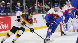 Fotka zo zápasu Slovensko - Nemecko na MS v hokeji hráčov do 20 rokov 2026.