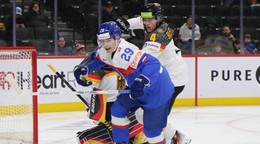 Fotka zo zápasu Slovensko - Nemecko na MS v hokeji hráčov do 20 rokov 2026.