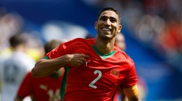 Achraf Hakimi v drese Maroka.