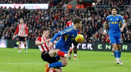 Momentka zo zápasu Sunderland a Leeds United.