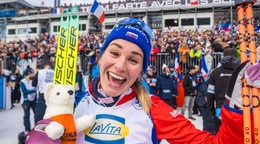Paulína Bátovská Fialková po stíhacích pretekoch Svetového pohára v Annecy - Le Grand-Bornand.