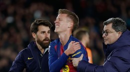 Dani Olmo v drese Barcelony.
