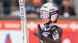 Slovinská skokanka na lyžiach Nika Prevcová.