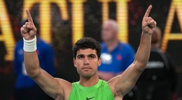 Carlos Alcaraz po postupe do prvého finále na AO.