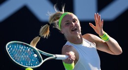 Na snímke slovenská tenistka Rebecca Šramková.