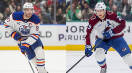 Connor McDavid a Nathan MacKinnon.