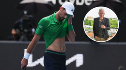 Novak Djokovič a John McEnroe.