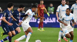 Momentka zo zápasu Paríž St. Germain - Marseille.