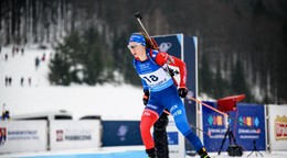 Tamara Molentová počas pretekov IBU Cupu v Osrblí 2026.