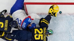 Neuznaný gól Slovenska v zápase proti Švédsku.