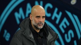Tréner Manchestru City Pep Guardiola.