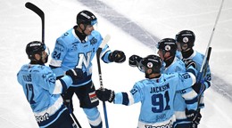 Na snímke gólová radosť hráčov Nitry.