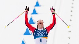 Johannes Hösflot Kläbo sa teší z triumfu na ZOH 2026.