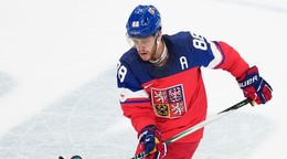 David Pastrňák na ZOH 2026