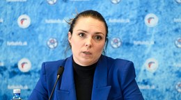 Generálna sekretárka Slovenského futbalového zväzu (SFZ) Ivana Schneebergerová.