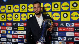 Na snímke slovenský futbalový reprezentant Dávid Hancko. 