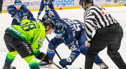 Momentka zo zápasu Poprad - Žilina.