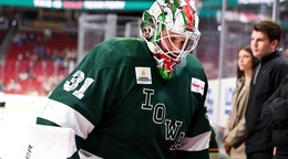 Slovenský brankár Samuel Hlavaj v službách tímu Iowa Wild. 