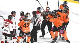 Fotka zo zápasu HC Košice – HC MONACObet Banská Bystrica.