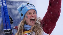 Jessie Digginsová oslabuje obhajobu veľkého glóbusu.