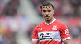 David Strelec v drese Middlesbrough.