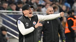 Na snímke tréner Slovana Vladimír Weiss v 5. kole nadstavbovej časti Niké ligy skupiny o titul ŠK Slovan Bratislava - FC Spartak Trnava.