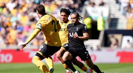 Fotka zo zápasu Wolverhampton - Tottenham.