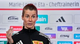 Nová trénerka nemeckého bundesligového futbalového klubu 1. FC Union Berlín Marie-Louise Etová.