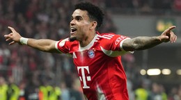 Luis Diaz oslavuje gól.