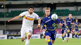 Fotka zo zápasu Hellas Verona - Lecce.