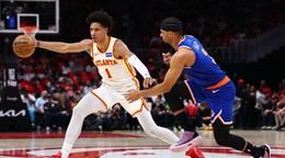 Jalen Johnson a Josh Hart.