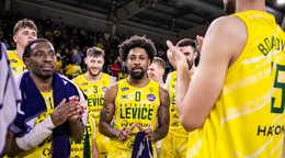 Momentka zo zápasu Levice - Spišskí Rytieri.