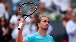 Alexander Zverev po víťazstve v 2. kole na turnaji v Madride.