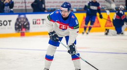 Na snímke Oliver Okuliar (Slovensko) pred zápasom základnej B-skupiny Taliansko - Slovensko.