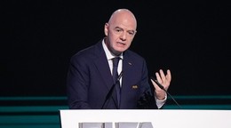 Prezident Medzinárodnej futbalovej federácie Gianni Infantino.