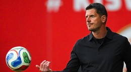 Slovenský futbalový tréner Balázs Borbély.