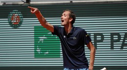 Daniil Medvedev na Roland Garros 2026.