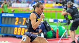 Na snímke reprezentantka Slovenska v behu na 800 metrov Gabriela Gajanová.