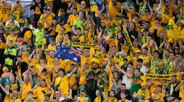 Fanúšikovia Austrálie počas MS vo futbale 2026.