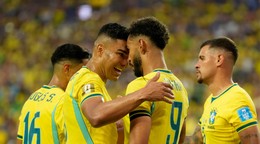 Futbalisti Brazílie počas MS 2026.